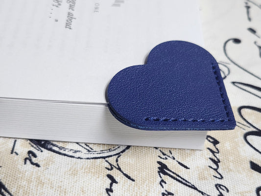Heart Bookmark - Blue