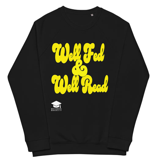 Well Fed & Well Read - Raglan Sweater