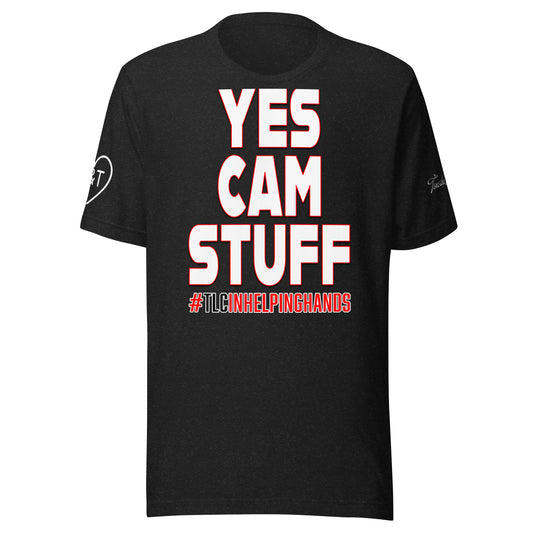 "YES CAM STUFF" tee (In Helping Hands)